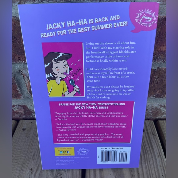 Jacky Ha-Ha My Life Is A Joke Kid’s Book James Patterson Chris Grabenstein - Picture 2 of 9